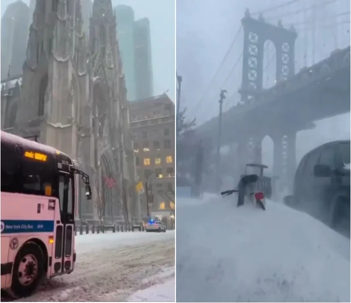 عاصفة شتوية تضرب أمريكا وتسبب في وفاة 11 شخصا -فيديو