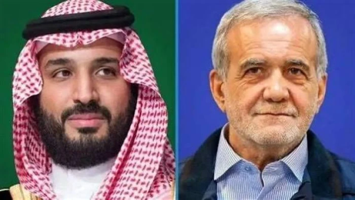 تفاصيل اتصال الرئيس الإيراني بولي العهد بشأن التوصل إلى اتفاق مع واشنطن يمنع الحرب
