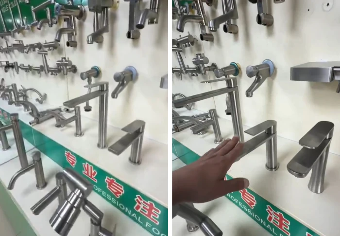 بالفيديو.. مستثمر يوثق أنواع صنابير المياه في الصين ويفجر مفاجأة بشأن سعرها الأصلي.. ويعلق :"ليش تبيعها بـ 70 ريال؟"