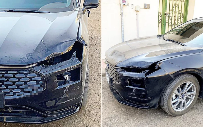 بالصور: سائق سيارة منتهية بالتمليك يتفاجأ بتقدير إصلاح صدمة خفيفة في الرفرف بـ22 ألف ريال!