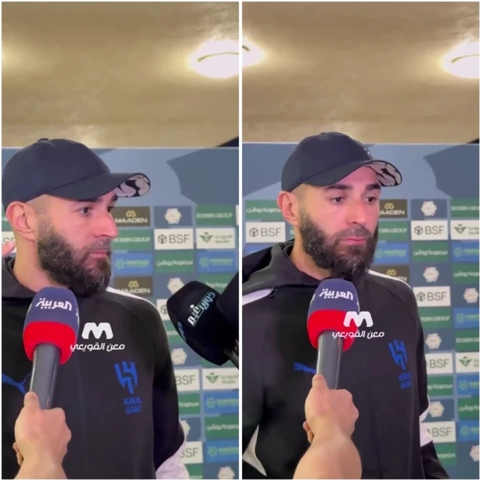 "لماذا لم تودع لاعبي الاتحاد قبل الرحيل؟".. بالفيديو.. بنزيما يفاجئ مراسل صحفي بالإجابة !