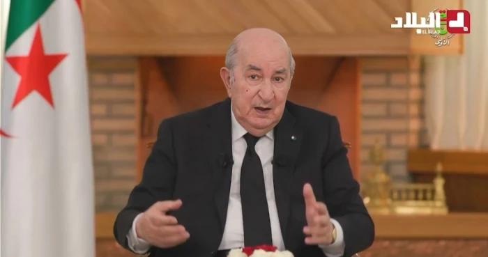 "متخلنيش نندم على نهار اللي عرفناكم فيه".. بالفيديو: الرئيس الجزائري يحذر دويلة من التدخل في شؤون بلاده