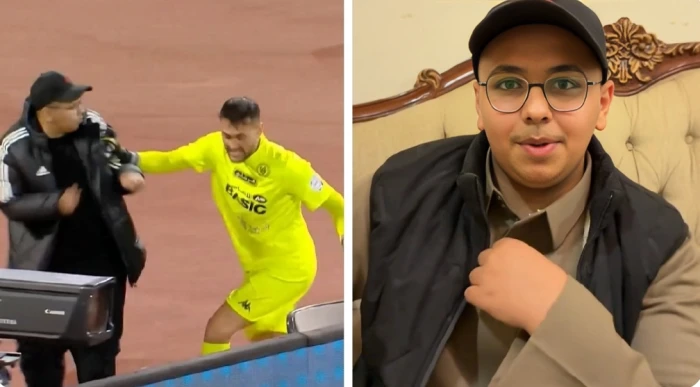 بالفيديو.. أول تعليق من حامل الكرة على قيام حارس الخلود بالاعتداء عليه ودفعه وكاد يسقطه على الأرض