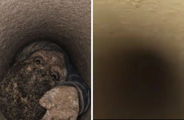 سوريا: فيديو يوثق صراخ طفل سوري سقط اليوم داخل بئر ارتوازية في الرقة