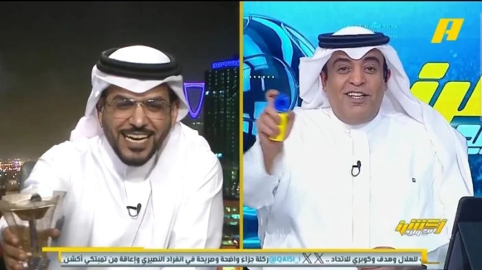 بالفيديو.. ناقد رياضي يشعل البخور في الاستوديو احتفالًا بصدارة النصر في يوم التأسيس.. والفراج يفاجئه بالرد