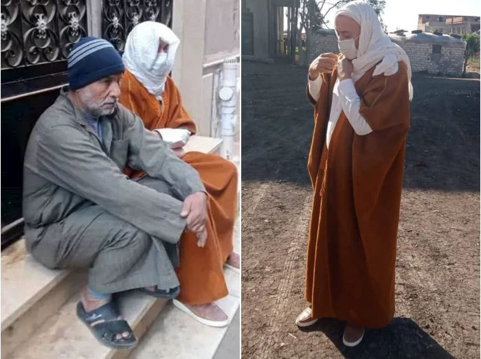 ‏بالصور: مسؤول مصري يتنكر بـ"الجلابية والعباية" لرصد مخالفات المخابز في محافظة كفر الشيخ