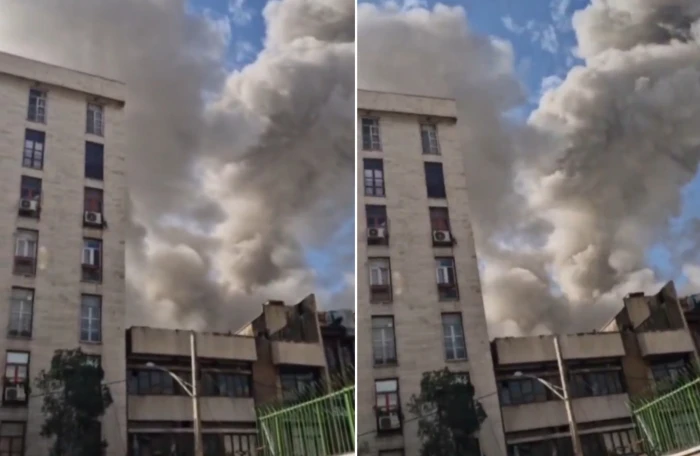 بالفيديو: انفجارات شديدة تهز حي "باستور" مقر المرشد الإيراني "خامنئي"