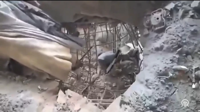 بالفيديو.. صاروخ إيراني يستهدف مبنى في حيفا شمال إسرائيل