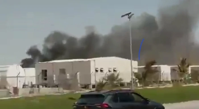 بالفيديو.. إيران تستهدف ميناء عُماني بطائرتين مسيّرتين