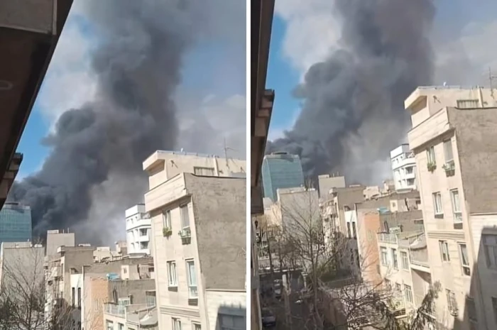 بالفيديو.. لحظة قصف مقرات القيادة في طهران وتدميرها بالكامل