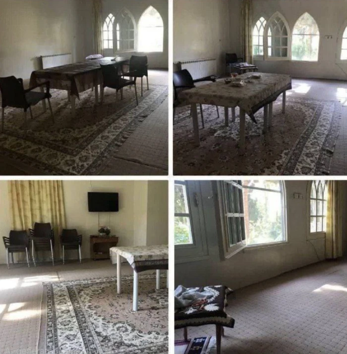 ‏وكالة الأنباء الإيرانية تنشر صور للمنزل الذي قتل بداخله خامنئي