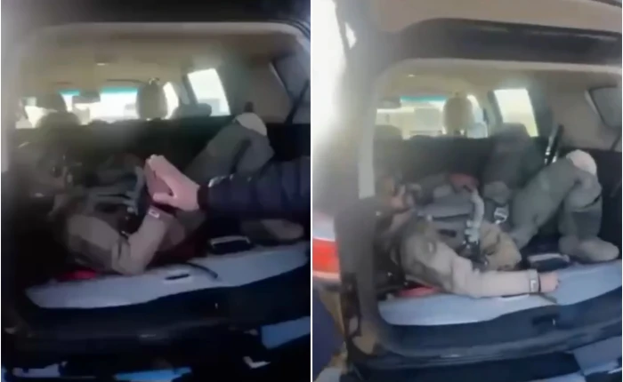 أول فيديو لقائد المقاتلة الأمريكية التي سقطت في الكويت بعد نجاته من تحطمها