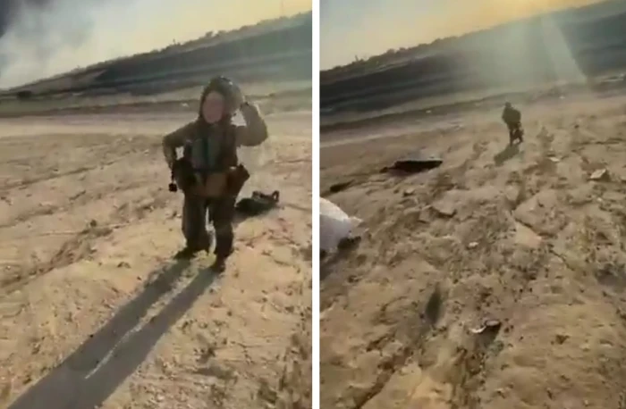 فيديو جديد لكويتي أثناء عثوره على قائدة مقاتلة أمريكية  نجت بالهبوط بالمظلة بعد إسقاط طائرتها في الكويت