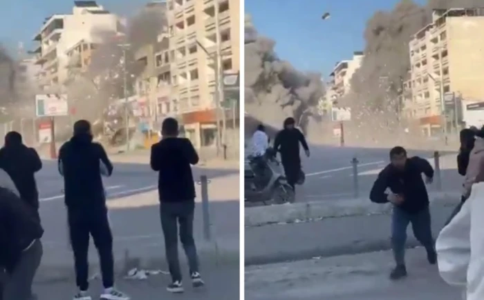 بالفيديو.. تناثر الأموال في الهواء بعد قصف إسرائيلي استهدف مؤسسة القرض الحسن التابعة لحزب الله في لبنان