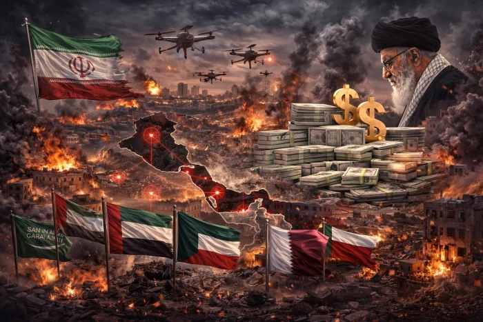 تبحث بعد انتهاء الحرب.. دعوات خليجية لإعداد ملف تعويضات يتجاوز 50 مليار دولار عن أضرار المسيرات الإيرانية