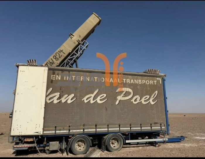 بالصور: العثور على منصات لإطلاق الصواريخ بمنطقة صحراوية في البصرة تابعة لمليشيا عراقية موجهة للكويت