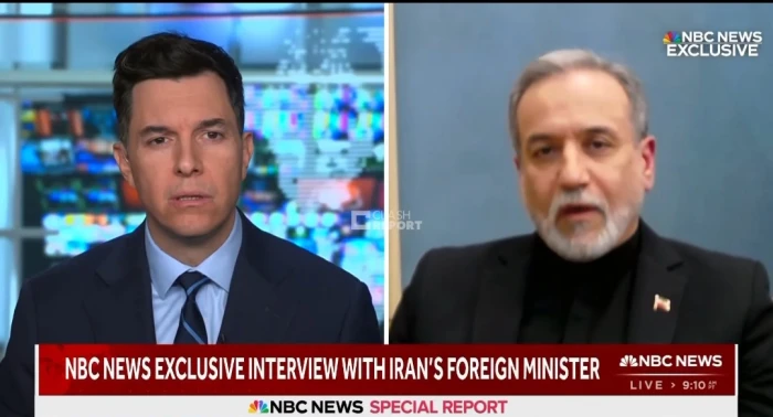 بالفيديو.. وزير الخارجية الإيراني :ليس لدينا أي نية لإغلاق مضيق هرمز في الوقت الراهن