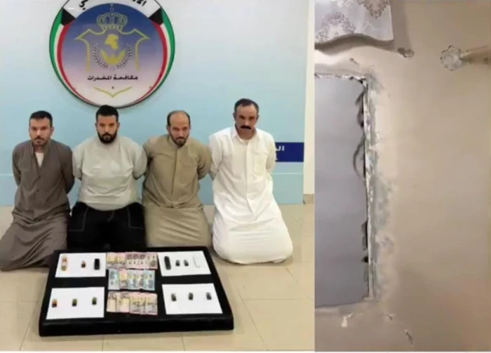 «احتجز شقيقته داخل غرفة تشبه السجن 10 أشهر بمساعدة أشقائه».. بالفيديو.. القبض على عسكري كويتي بحوزته مؤثرات عقلية