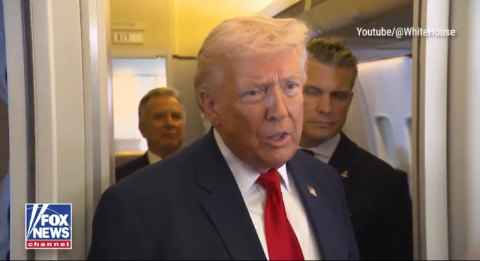 بالفيديو.. مراسل ل "ترامب": " ما هو الاستسلام غير المشروط" لإيران؟.. والرئيس الأمريكي يجيب