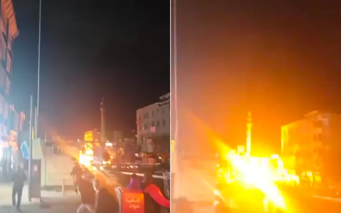 بعد قصف مستودع شهران.. حرائق تمتد إلى داخل المحلات التجارية وسط طهران