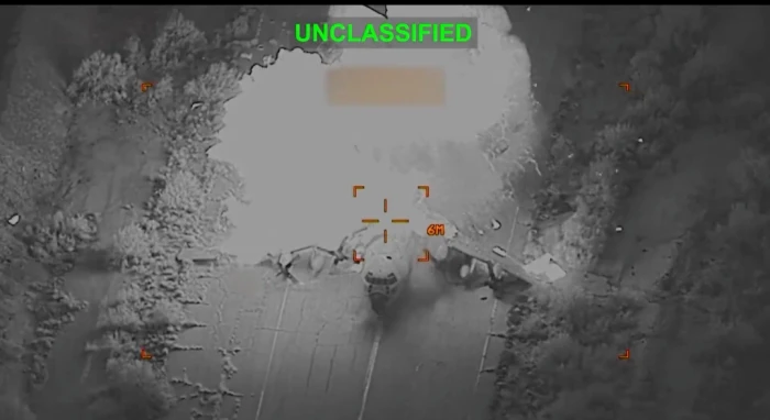 القيادة المركزية الأمريكية تنشر فيديو يوثق غارات لتدمير  طائرات إيرانية