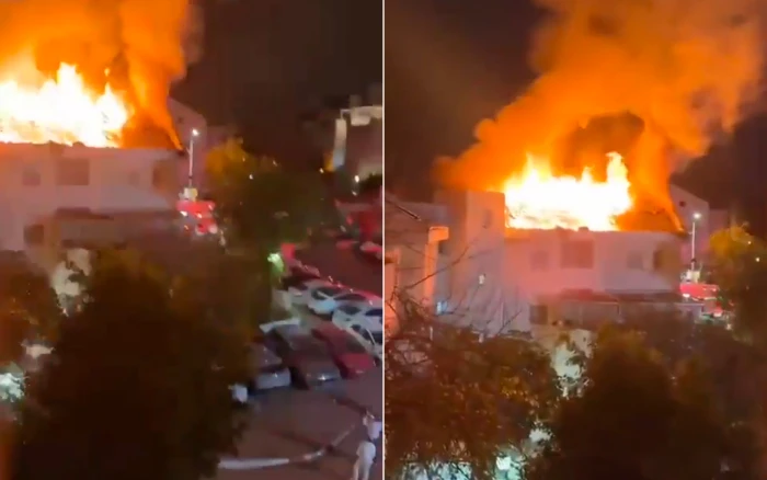 بالفيديو: لحظة اشتعال النيران في مبنى جنوب تل أبيب بعد استهدافه بصاروخ إيراني