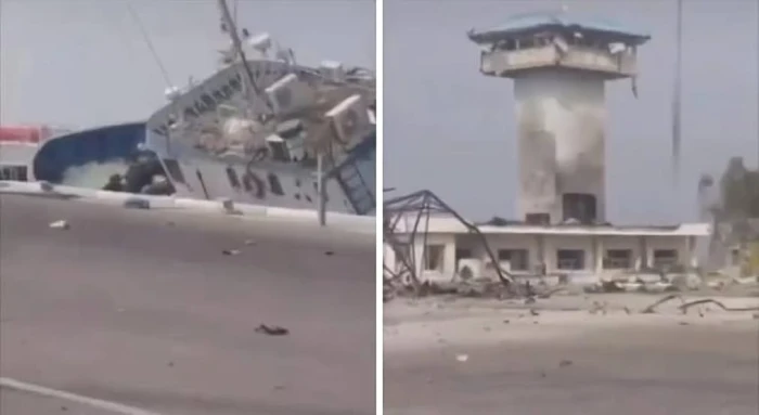 غرق سفن وتدمير مباني بالكامل.. بالفيديو.. آثار الدمار في جزيرة «كيش» الإيرانية بعد الغارات الجوية الأمريكية الإسرائيلية