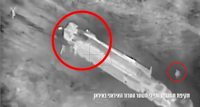 بالفيديو.. لحظة استهداف وقنص الصواريخ الباليستية الإيرانية قبل عملية إطلاقها