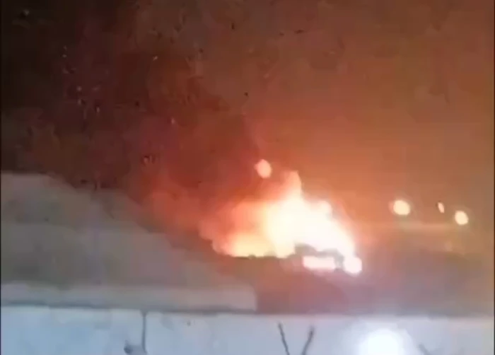 بالفيديو .. هجوم صاروخي قرب مطار بغداد الدولي ووقوع إصابات