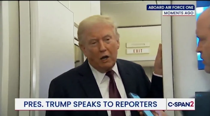 بالفيديو.. ترامب يعلق على التأثيرات السياسية لحرب إيران: "لا يمكنني تركهم يمتلكون سلاحا نوويا"