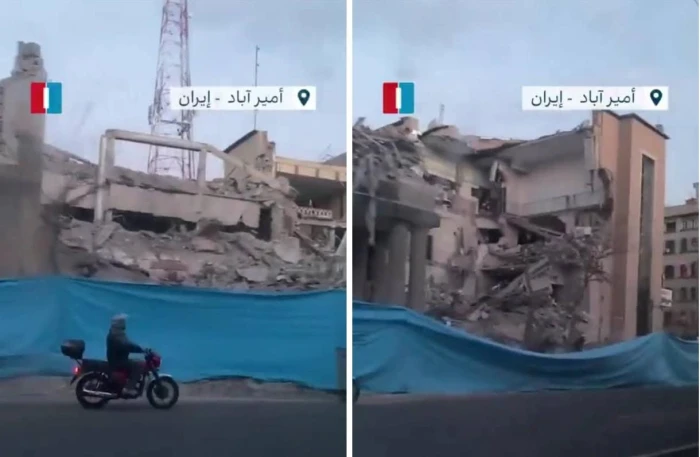 بالفيديو.. حجم الدمار في قاعدة عسكرية تابعة للحرس الثوري في طهران بعد الغارات الأمريكية الإسرائيلية