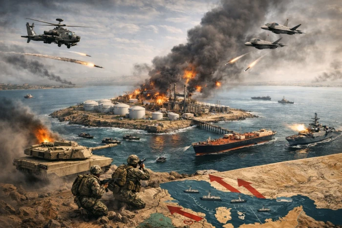 مسؤولون أمريكيون: سيتم الاستيلاء على جزيرة خارك الإيرانية عبر عملية برية محتملة