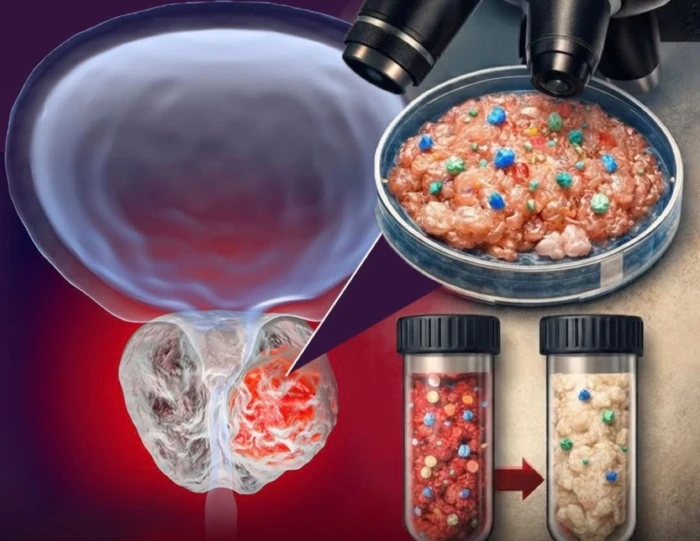 اكتشاف صادم.. البلاستيك يوجد في 90% من أورام البروستاتا