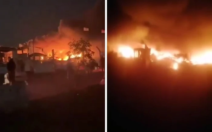 بالفيديو.. قصف أمريكي يستهدف مقر عمليات الحشد الشعبي في الأنبار غرب العراق