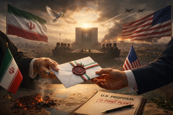 إيران تعلن تسليم  ردها الرسمي على المقترح الأمريكي المكون من 15 بنداً لإنهاء الحرب