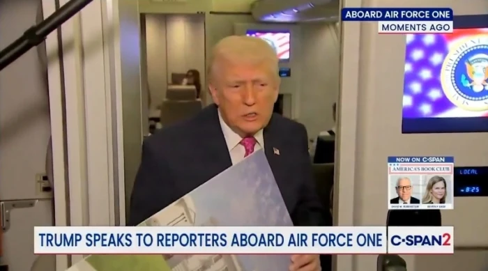 بالفيديو.. رد مفاجئ من ترامب على مراسلة سألته هل سيكون هناك صفقة مع ايران؟