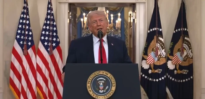 بالفيديو.. ترامب يضع الدول التي تستورد النفط من مضيق هرمز أمام خيارين