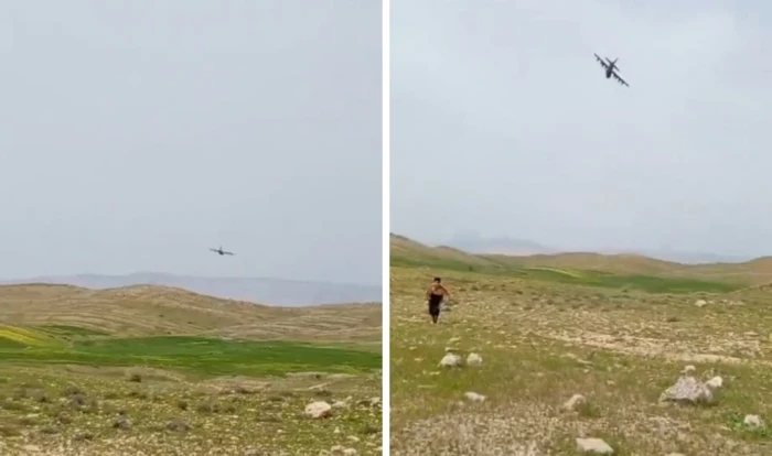 فيديو جديد لتحليق طائرة النقل الأمريكية  C-130 على ارتفاع منخفض فوق جنوب إيران