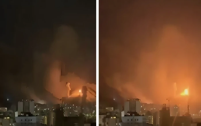 بالفيديو.. قصف أمريكي إسرائيلي عنيف على العاصمة الإيرانية طهران