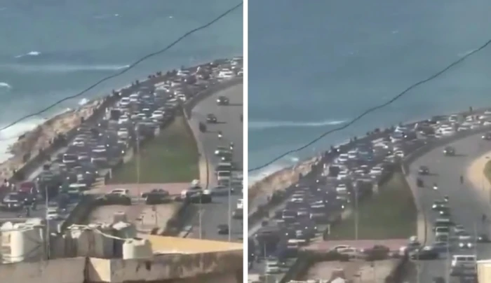 بالفيديو.. نزوح جماعي من الضاحية الجنوبية لبيروت بعد تهديدات إسرائيلية بالقصف