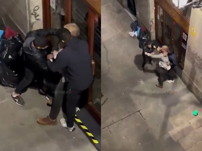 فيديو يوثق لحظة سرقة سائح بالقوة في وضح النهار ببرشلونة