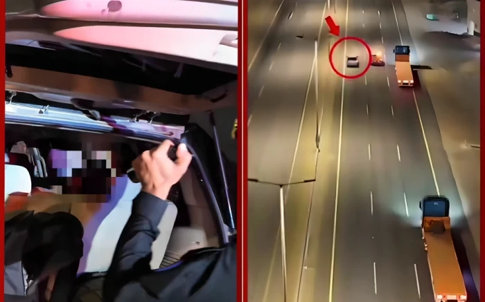 باستخدام طائرة الدرون.. بالفيديو: لحظة ضبط مواطن لنقله مقيمين مخالفين لأنظمة وتعليمات الحج