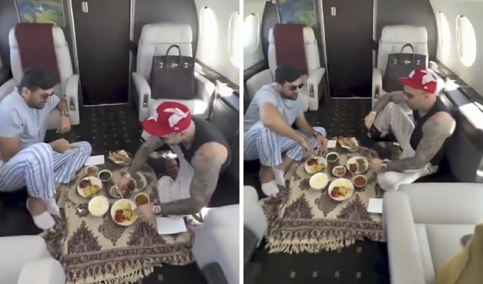 فيديو جديد  لنجل سفير إيران في  فنزويلا على متن طائرته الخاصة