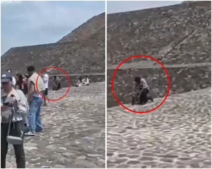 بالفيديو.. كاميرا توثق لحظة إطلاق إرهابي النار على مجموعة من الأشخاص في المكسيك !