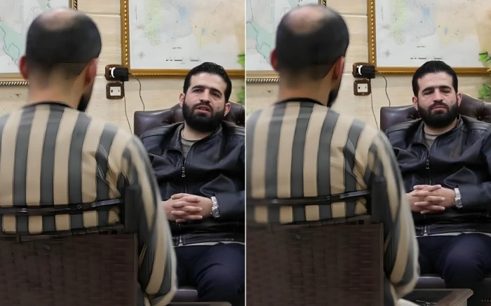 بعد إعلان القبض عليه اليوم .. بالفيديو: وزير الداخلية السوري يواجه جزار حي التضامن بريف دمشق "أمجد يوسف" التابع لنظام بشار الأسد البائد