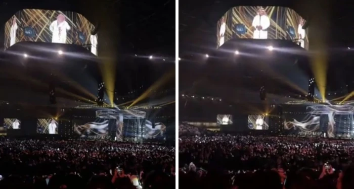 بالفيديو: لحظة مغادرة راشد الماجد المسرح بدون سابق إنذار تاركا الجمهور في حالة صدمة