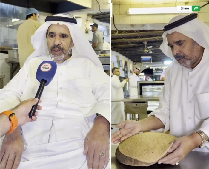 بالفيديو.. خباز أحسائي يروي قصة عمله في “الخبز الأحمر” وذكرى 5 ريالات من الملك فيصل