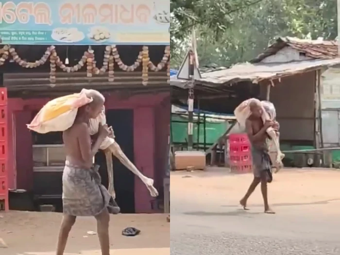 واقعة صادمة في الهند.. بالفيديو: رجل يحضر الهيكل العظمي لشقيقته المتوفاة إلى البنك لسحب أموالها!