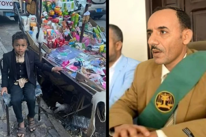 قاضي حوثي يغلق محلات تجارية ويعتقل والد طفل وجده وينفيهما من الحي بسبب مشاجرة مع ابنه في محافظة إب