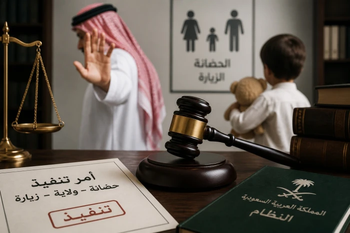النظام يحدد عقوبات رافضي تنفيذ أحكام الحضانة والزيارة